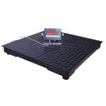 Floor Scale, Warehouse Pallet Scale, Digital Scale Display, Weighing Units kg, lb, 5000 lb., 48 in. L