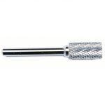 Carbide Bur, Cylinder Shank, Double Cut, 3/8 inch x 3/4 inch Head, 1/4 inch