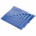 Hex Key Set, L, Metric, Long, 15 Pieces, Pouch, Steel