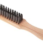 WIRE BRUSHES WITH SS WIRE 4 ROWS & WOODEN HANDLE
