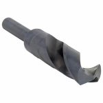 Reduced Shank Drill Bit, 1 in, 118 °, High Speed Steel, Black Oxide