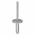 Aluminum Blind Rivet, Type Open End, Size #30, PK 500