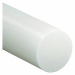 Rod Stock, UHMW Polyethylene, Standard Grade, 1 ft Plastic Length, 6 1/2Inch Plastic Diameter