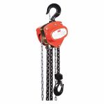 Manual Chain Hoist, 4,000 lb Load Capacity, 20 ft Hoist Lift, 1 17/64 in Hook Opening