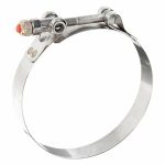 T-Bolt Hose Clamp, 3/4Inch Wide, PK5
