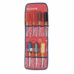 Solid Round Shank Nut Driver Set, SAE, 7 1/4 inch, 1 inch Bolt Clearance, 4 inch Shank Length