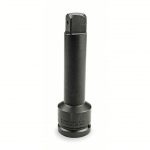 Impact Socket Extension, 1 inch Input Drive Size, 1 inch Output Drive Size, 10 inch Overall Length