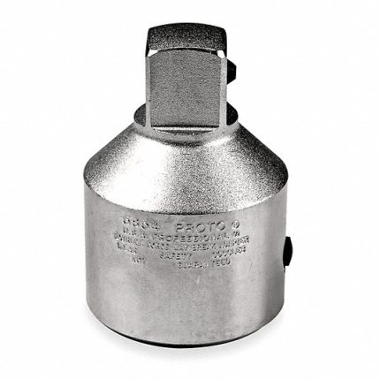 Socket Adapter, 3/4 inch Output Drive Size, Square, 2 7/8 inch Overall Length, Chrome