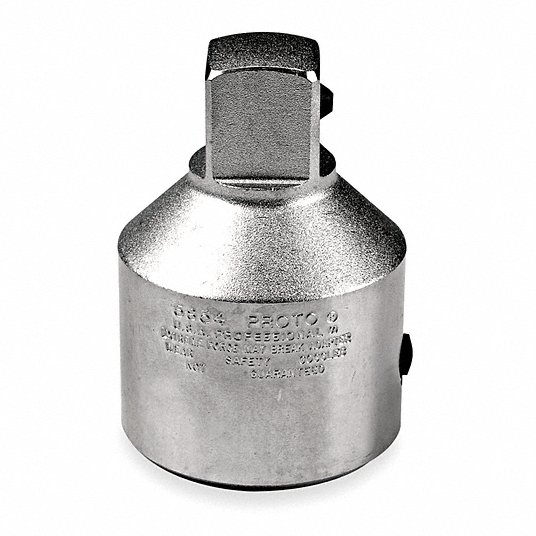 1ar27_as01.jpg Socket Adapter, 3/4 inch Output Drive Size, Square, 2 7/8 inch Overall Length, Chrome - Image 1