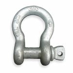 Anchor Shackle, Screw Pin, Load Limit2000 lb