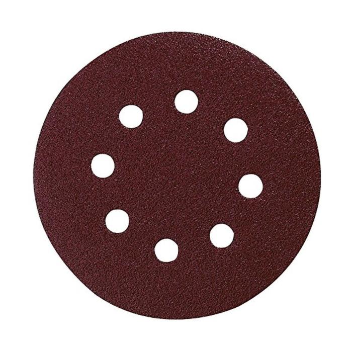 1eAS_n7GGnt7-3.jpg Accessories, Abrasive Disc – Pre Punched, Hook & Loop, 150mm (Grit 100) - Image 1