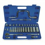 Socket Wrench Set, Socket Size Range 1/4 inch to 1 inch, Drive Size 3/8 inch, SAE