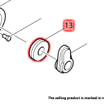 Thrust Needle Bearing, For 6821