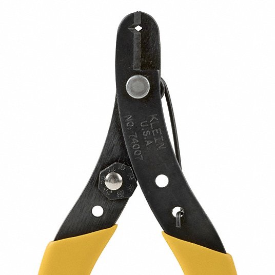 2-13.jpg TOOLS, 5 1/8 in Solid and Stranded Adjustable Wire Stripper, 24 to 12 AWG Capacity - Image 1