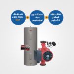Ruud Water Heater 50 G+ UPS 25-62 180  pump ++ Union