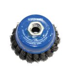 Hyundai Twisted Cup Brush (Material Type: Steel - Diameter (inch): 3 - arbor_hole_mm: 10)
