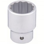 Socket, 3/4 in Drive Size, 1 3/8 inch Socket Size, 12-Point, Standard, Chrome, Tether Ready