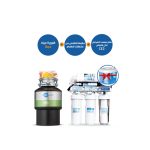 210-Food Waste Disposer 66 +Water Purifier -Water purifier CE2 - Puricom+RO water Bottle