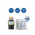 212-Food Waste Disposer 66 +Water Purifier -Water purifier CE4 - Puricom+RO water Bottle