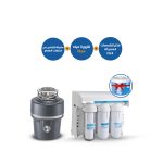 216-Food Waste Disposer 100 +Water Purifier -Water purifier CE4- Puricom+RO water Bottle