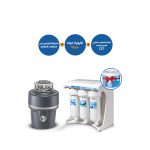 217-Food Waste Disposer 100 +Water Purifier -Water purifier CE7- Puricom+RO water Bottle