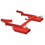 Drum lift attachment for fork truck, 30 gal, 55 gal , 1-Drum, 1,000 lb Load Capacity, 6 inH x 24 inW x 30 in Overall Length