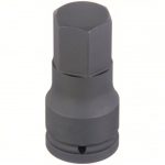 Impact Socket Bit, SAE, 3/4 inch Drive Size, 1 1/4 inch Tip Size, 3 1/2 inch Overall Length