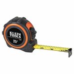 TOOLS, Tape Measure, 1 In x 25 ft, Black/Orange 24A473