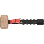 Non-Sparking Engineering Hammer, Fiberglass Handle, 2 1/2 lb Head Weight, 1 3/4 inch Dia, 14 inch Overall Length - Image 2