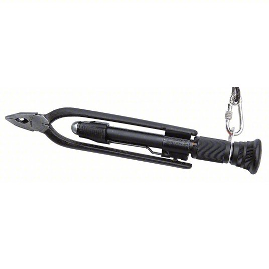 24al23_as01.jpg Wire Twister Plier, 8 3/4 inch Overall Lg, Plain Grip, Tether Ready, For 0.41 inch Max Wire Dia - Image 1