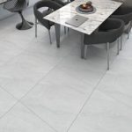 بلاط أرضيات 60×60×1.0 سم - رمادي فاتح