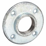 Pipe Flange, Floor Flange, Ductile Iron, 1 1/2 in Pipe Size, 4 1/2 in Flange Outside Dia
