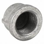 Round Cap, Malleable Iron, 1 1/4 in Pipe Size, Female NPT, Class 150 - Image 2