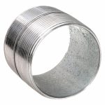 Close Thread Galvanized Steel Nipple, 1/4 in x , Pipe Schedule 40