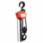 Manual Chain Hoist, 6,000 lb Load Capacity, 15 ft Hoist Lift, 1 1/2 in Hook Opening
