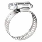 Interlocked Worm Gear Hose Clamp, 1/2Inch Wide, PK10