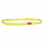 Round Sling, 8 ft Endless - Type 5 , 1 1/8 in Diameter, Color Yellow, Polyester