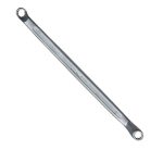 DOUBLE RING SPANNER FULL SATIN FINISH, 6X7mm