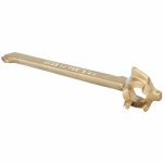 Drum Bung/Plug Wrench, 3/4 in, 2 in, Aluminum, Bronze, Nickel, Natural, Ergonomic, Ergonomic - Image 2