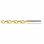 Jobber Drill Bit, Drill Bit Size 1/4 in, Drill Bit Point Angle 130°