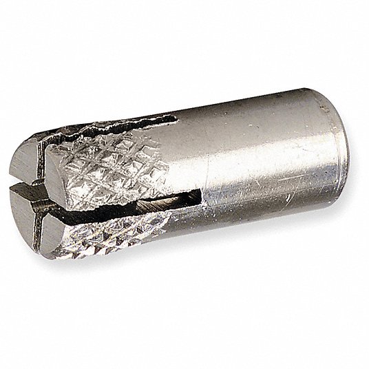 2g476_as01.jpg Drop-In Anchor, Plain, 303, 3/8 inch-16 Anchor Thread Size, 1/2 inch Anchor Diameter., 50 Packet - Image 1