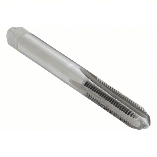 2lwh1_gc01_1.jpg Straight Flute Tap, #10-32 Thread Size, 7/8 inch Thread Length, 2 3/8 inch Overall Length - Image 1