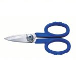 Electricians Scissors, Right-Hand, 5 1/2 inch Overall Length, Straight, Stainless Steel, Fine