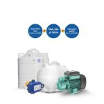 30- Horizontial &  Vertical Tanks 3000 + Taifu peripheral pump QB60  ½  HPr+  ACQUAVERO pressure control ACQUASET 1.5 Bar