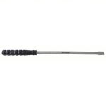 Screwdriver Handle Pry Bar, Chisel End, 32-inch Overall Length, Straight End Angle