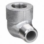 Street Elbow, 90° Forged Steel, 1/4Inch x 1/4Inch Pipe Size, NPT x NPT, Class 3000 - Image 2