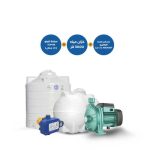 33-Horizontial &  Vertical Tanks 3000 +Taifu pump TCP130- ½  HP+ ACQUAVERO pressure control ACQUASET 1.5 Bar