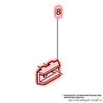 Slider, For Makita 4301BV