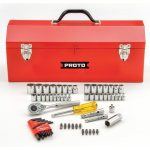 Socket Wrench Set,1/4 inch 3/8 inch Drive Size, 65 Pieces, (20) 6-Point, (15) 12-Point