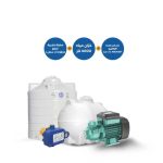 34- Horizontial &  Vertical Tanks 4000 + Taifu peripheral pump QB60  ½  HPr+  ACQUAVERO pressure control ACQUASET 1.5 Bar